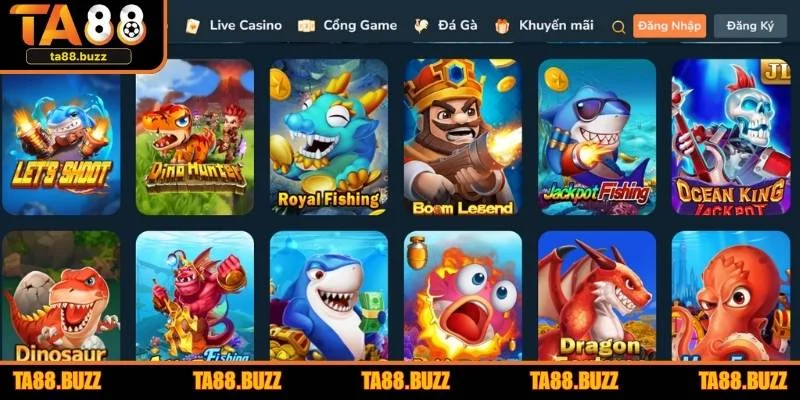 Kỹ thuật sử dụng súng bắn cá đổi thưởng tại TA88